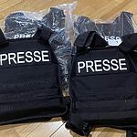 AUP has received four bullet-proof vests and helmets from the National Union of Journalists of Ukraine