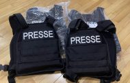 AUP has received four bullet-proof vests and helmets from the National Union of Journalists of Ukraine