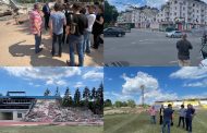 В центрі зруйнованого Чернігова – Престури для іноземних журналістів до України