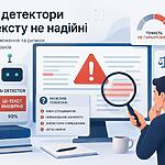 Чому детектори ШІ-тексту не можуть бути надійними